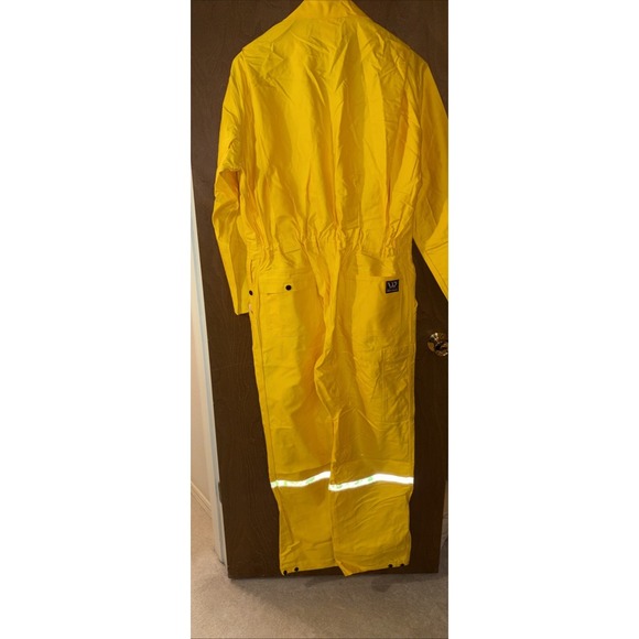 WENAAS ANTIFLAME COVERALLS Yellow Flame-Resistant Workwear Size 46 NWT - Picture 10 of 16